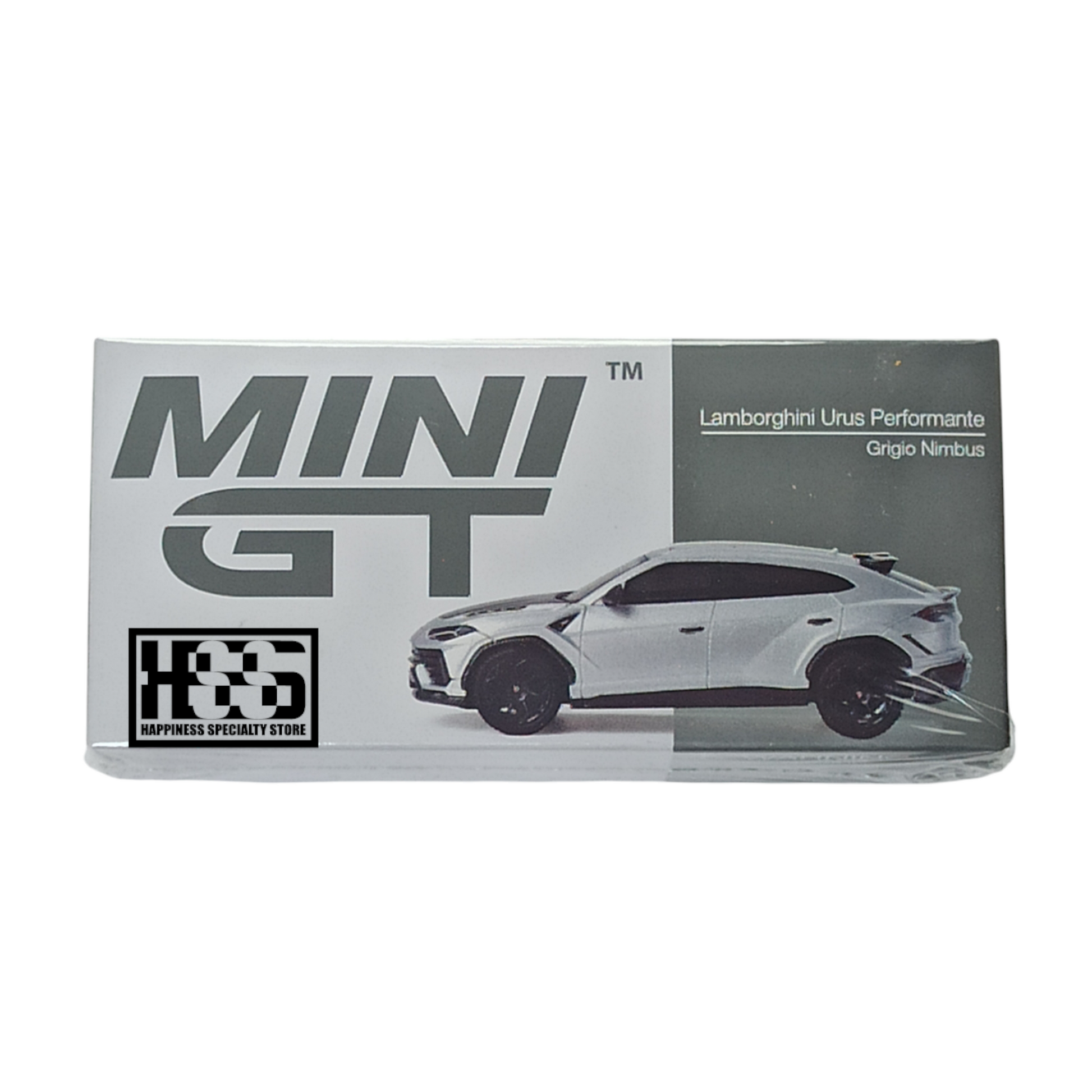 Mini GT 747 Lamborghini Urus Performante Grigio Nimbus 1/64 Die Cast