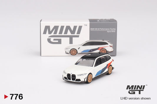 Mini GT 776 M3 M Performance Touring Alpine White 2024 1/64 Die Cast