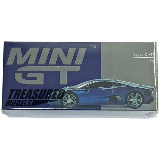 Mini GT 884 Jaguar C-X75 Blue 1/64 Die Cast