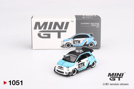 Mini GT Abarth 595 LB-WORKS x Abas Works IZTK MGT01051 1/64 Diecast