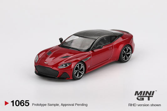 Mini GT Aston Martin DBS Hyper Red MGT01065 1/64 Diecast