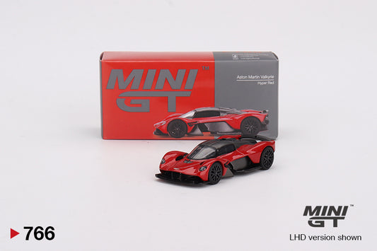 Mini GT Aston Martin Valkyrie Hyper Red MGT00766 1/64 Diecast