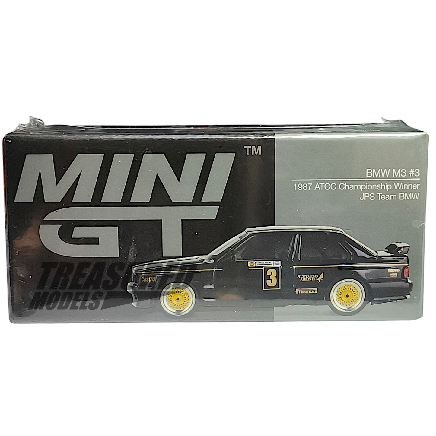 Mini GT BMW M3 #3 JPS Team BMW 1987 ATCC Championship Winner MGT00608 1/64 Diecast