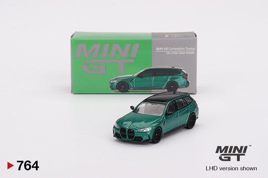 Mini GT BMW M3 Competition Touring Isle of Man Green Metallic MGT00764 1/64 Die Cast