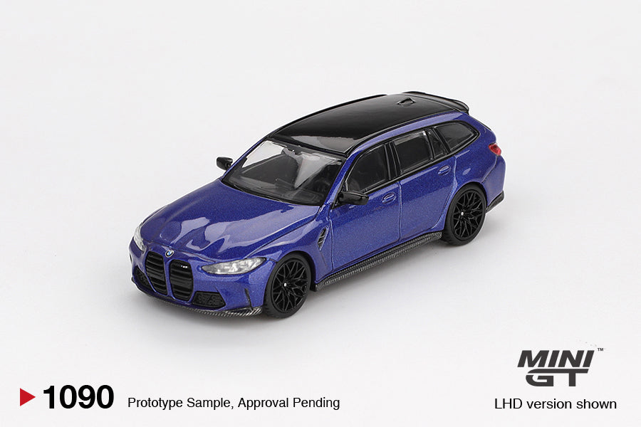 Mini GT BMW M3 Competition Touring Portimao Blue Metallic MGT01090 1/64 Diecast