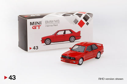 Mini GT BMW M3 Henna Red MGT00043 1/64 Diecast