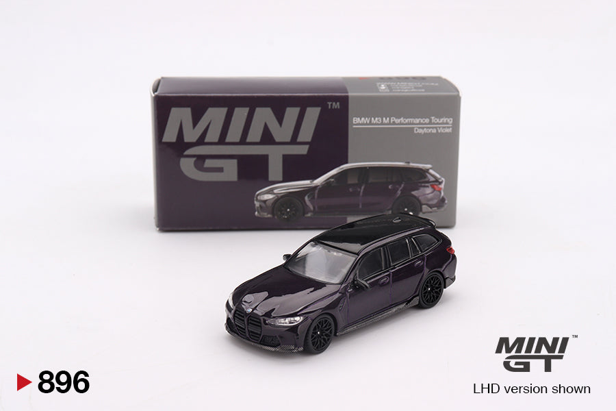 Mini GT BMW M3 M Performance Touring Daytona Violet MGT00896 1/64 Die Cast