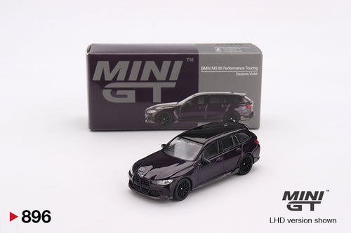 Mini GT BMW M3 M Performance Touring Daytona Violet MGT00896 1/64 Die Cast