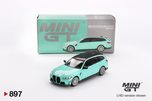 Mini GT BMW M3 M Performance Touring Mint Green MGT00897 1/64 Die Cast