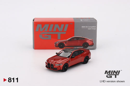 Mini GT BMW M4 Competition (G82) Sakhir Orange MGT00811 1/64 Die Cast