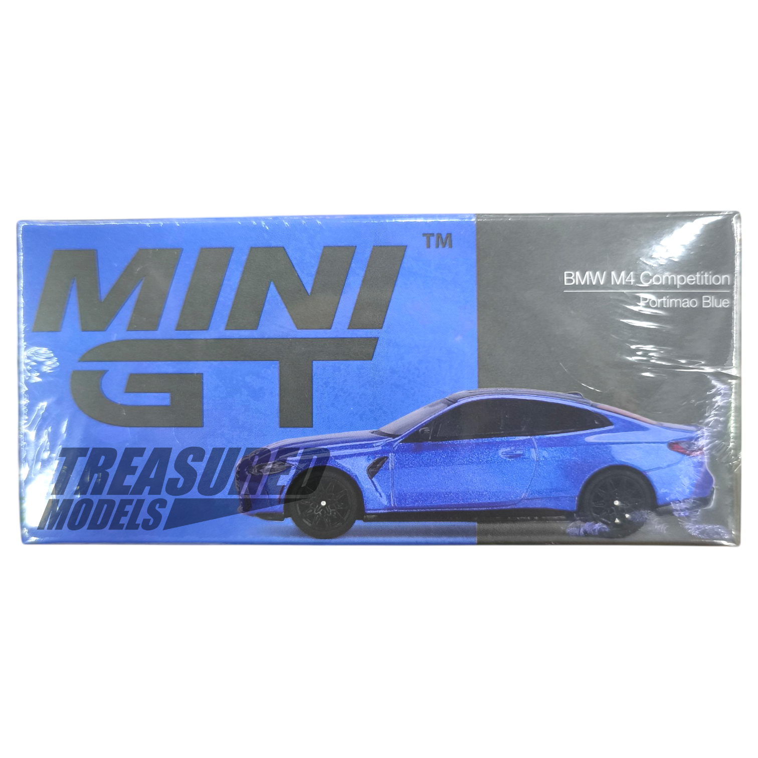 Mini GT BMW M4 Competition Portimao Blue MGT00845 1/64 Die Cast