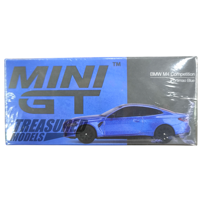 Mini GT BMW M4 Competition Portimao Blue MGT00845 1/64 Die Cast