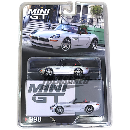 Mini GT BMW Z8 Silver Blister Packaging MGT00998 1/64 Diecast