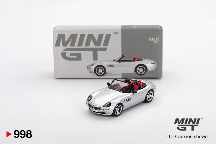 Mini GT BMW Z8 Silver MGT00998 1/64 Diecast