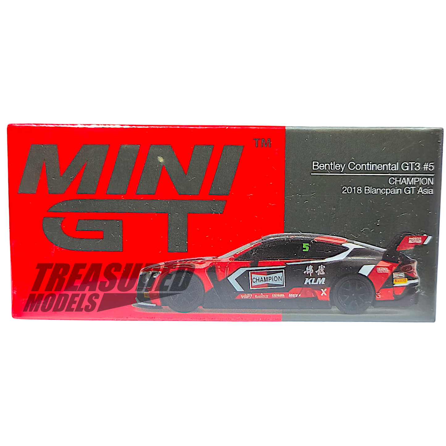 Mini GT Bentley Continental GT3 #5 2018 Blancpain GT Asia MGT00260 1/64 Diecast
