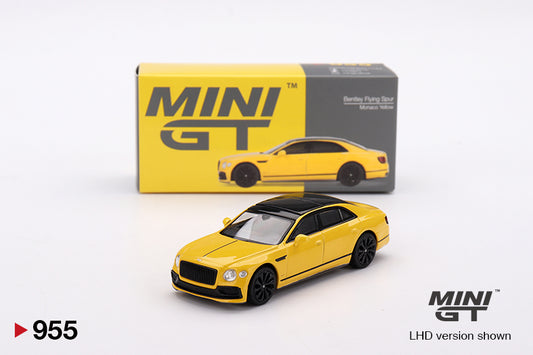 Mini GT Bentley Flying Spur Monaco Yellow MGT00955 1/64 Die Cast