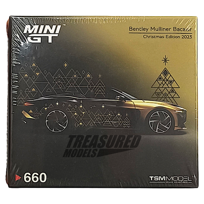 Mini GT Bentley Mulliner Bacalar 2023 Christmas Edition ​Limited 9999 pieces MGT00660 1/64 Diecast