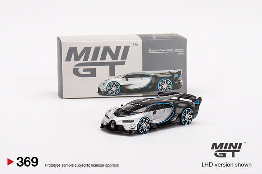 Mini GT Bugatti Vision Gran Turismo Silver MGT00369 1/64 Die Cast