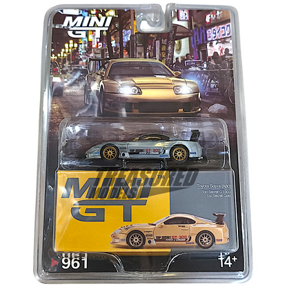Mini GT CHASE Toyota Supra (A80) Top Secret GT-300 Top Secret Gold MGT00961