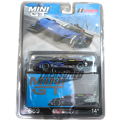 Mini GT Cadillac V-Series.R #02 2023 IMSA Daytona 24 Hrs Blister Packaging MGT00669 1/64 Diecast