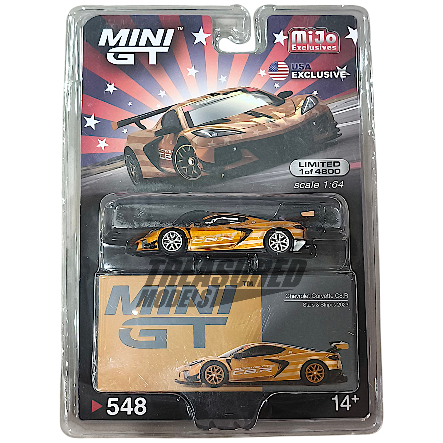 Mini GT Chevrolet Corvette C8.R Stars & Stripes 2023 USA Exclusive