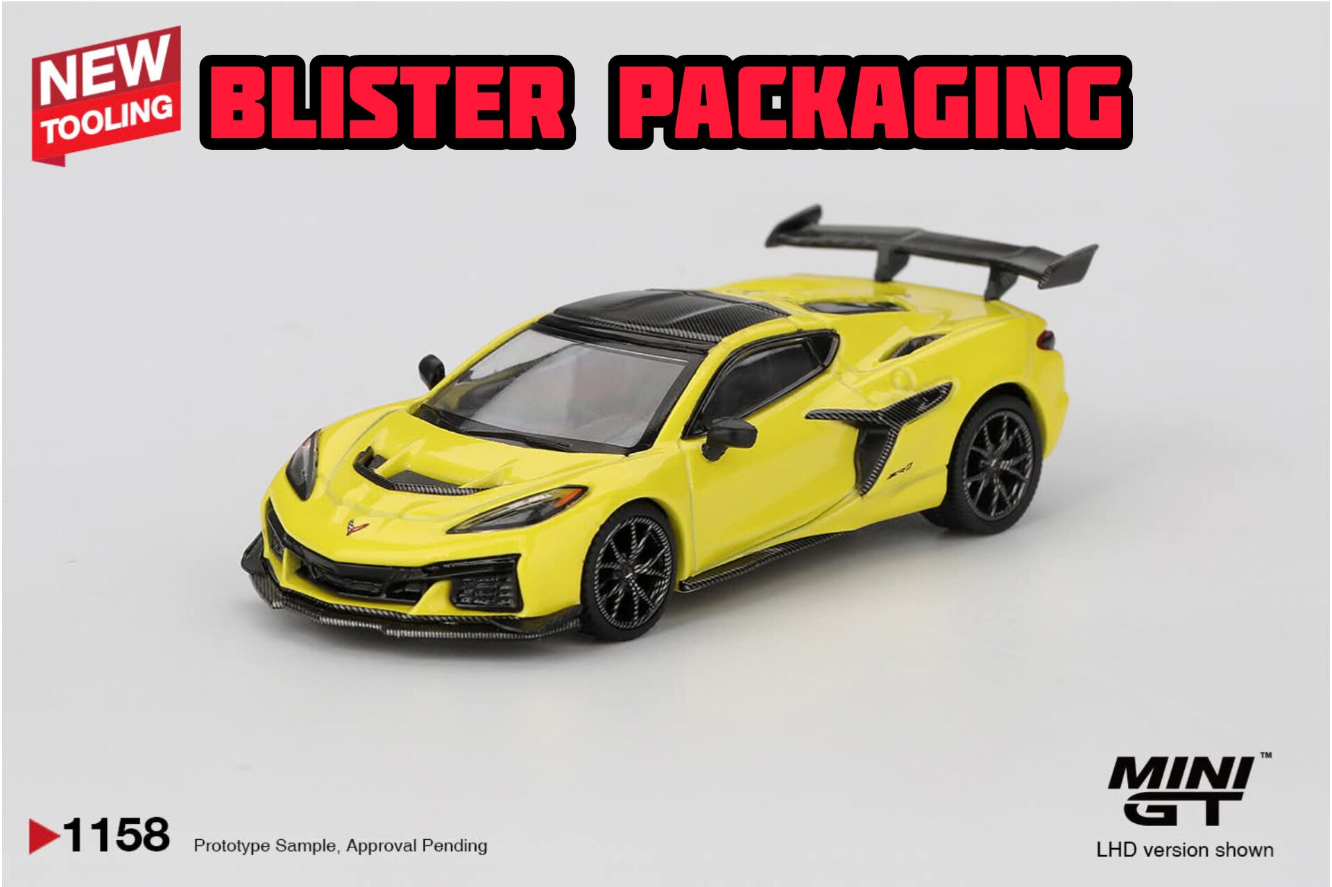 Pre-Order] Mini GT Chevrolet Corvette ZR1 Accelerate Yellow
