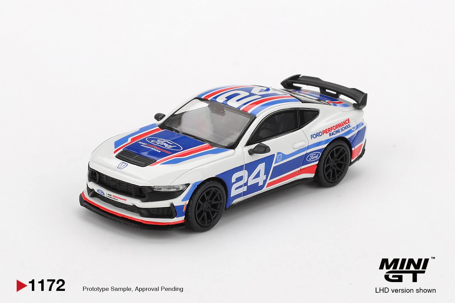 Mini GT Ford Mustang Dark Horse #24 Ford Performance Racing School MGT01172 1/64 Diecast