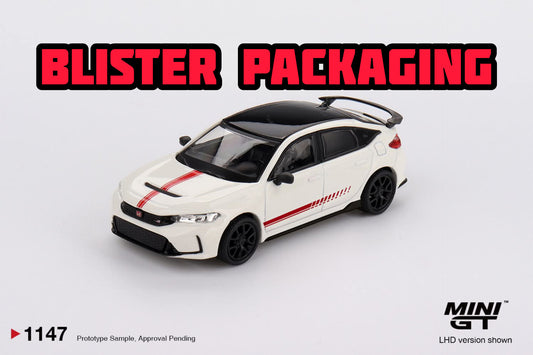 Mini GT Honda Civic Type R Ultimate Edition Blister Packaging MGT01147 1/64 Diecast