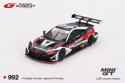 Mini GT Honda NSX-GT Type S GT500 #64 Modulo NSX-GT Modulo Nakajima Racing 2023 SUPER GT Series MGT00992 1/64 Die Cast