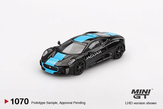 Mini GT Jaguar C-X75 Black MGT01070 1/64 Die Cast