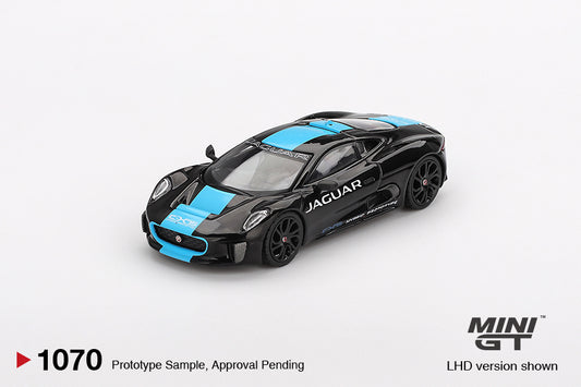 Mini GT Jaguar C-X75 Black MGT01070 1/64 Diecast