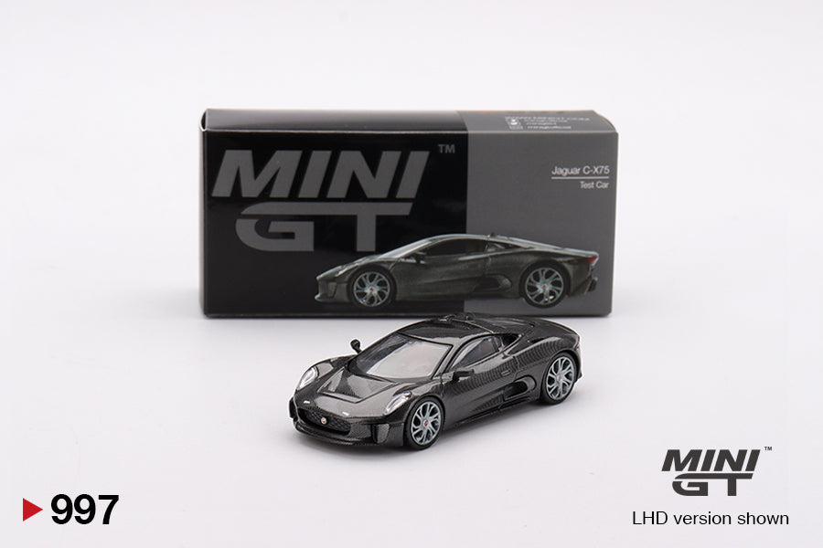 Mini GT Jaguar C-X75 Test Car MGT00997 1/64 Die Cast