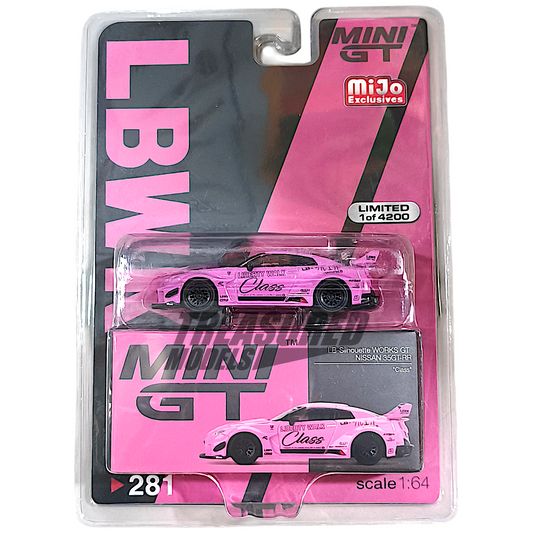 Mini GT LB-Silhouette WORKS GT NISSAN 35GT-RR Ver.1 LBWK Card Blister Packaging MGT00281 1/64 Diecast