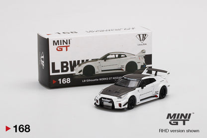 Mini GT LB-Silhouette WORKS GT NISSAN 35GT-RR Ver.1 White MGT00168 1/64 Die Cast