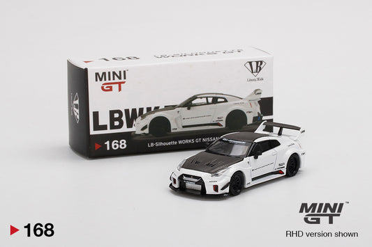 Mini GT LB-Silhouette WORKS GT NISSAN 35GT-RR Ver.1 White MGT00168 1/64 Die Cast