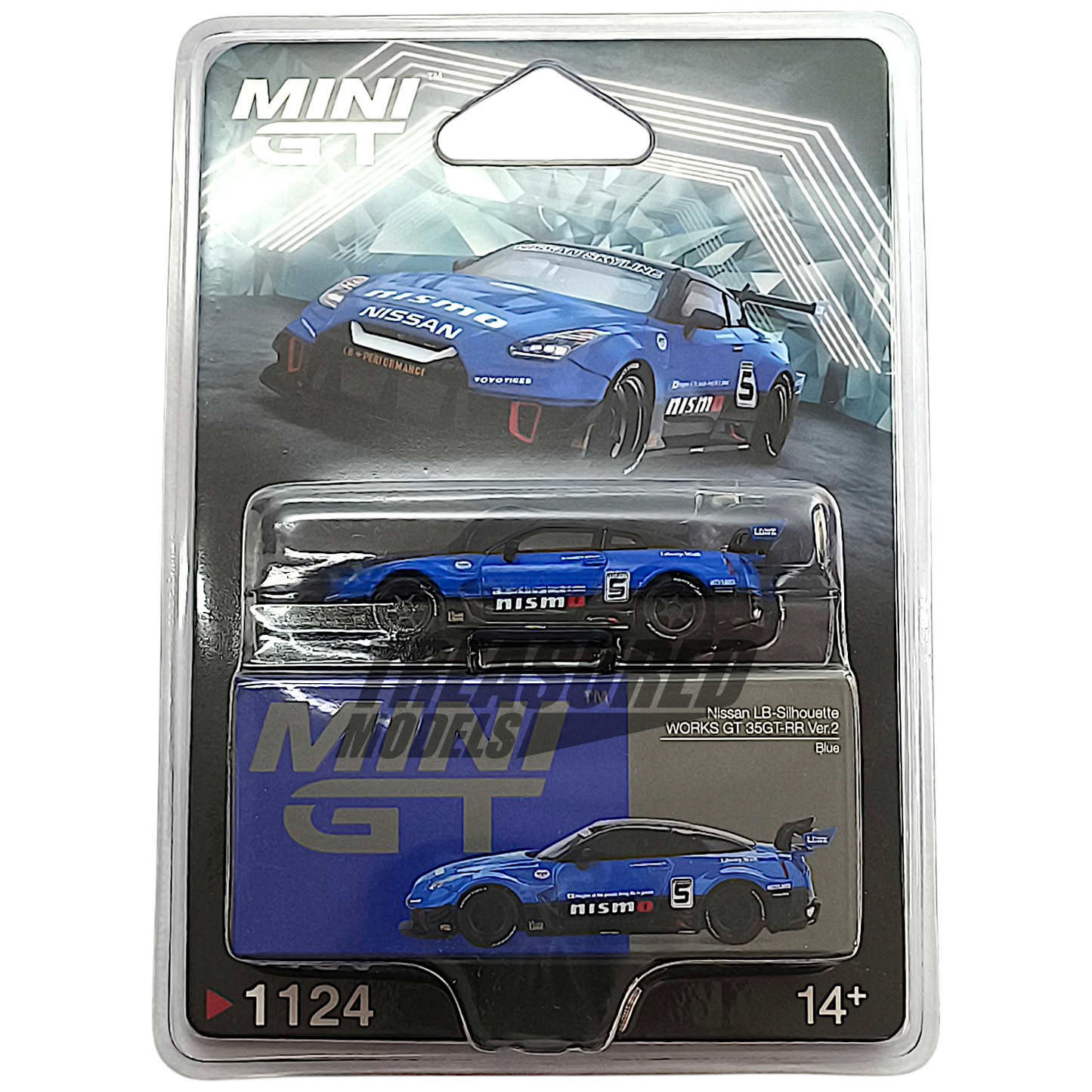 Mini GT LB-Silhouette WORKS GT NISSAN 35GT-RR Ver.2 Blue Blister