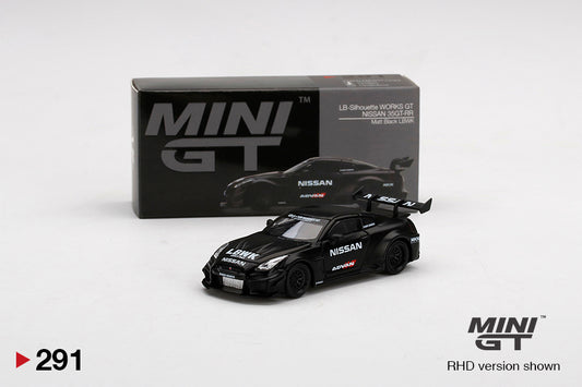 Mini GT LB-Silhouette WORKS GT NISSAN 35GT-RR Ver.2 Matt Black LBWK MGT00291 1/64 Die Cast