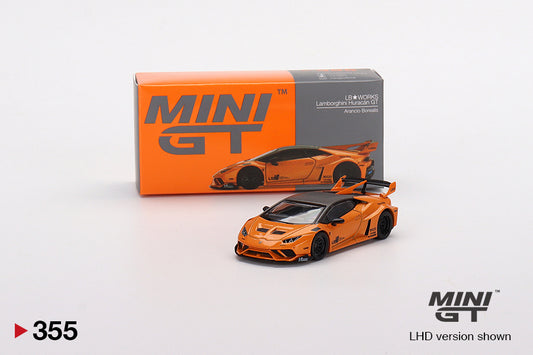 Mini GT LB★WORKS Lamborghini Huracán GT Arancio Borealis MGT00355 1/64 Die Cast