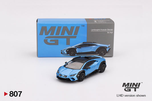 Mini GT Lamborghini Huracan Sterrato Blu Aegir MGT00807 1/64 Die Cast