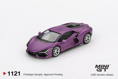 Mini GT Lamborghini Revuelto Viola 30th Matte MGT01121 1/64 Die Cast