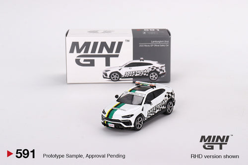 Mini GT Lamborghini Urus 2022 Macau GP Official Safety Car MGT00591 1/64 Die Cast