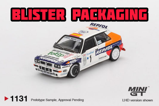 Mini GT Lancia Delta HF Integrale Evoluzione #1 1993 Rallye Monte-Carlo Blister Packaging MGT01131 1/64 Diecast