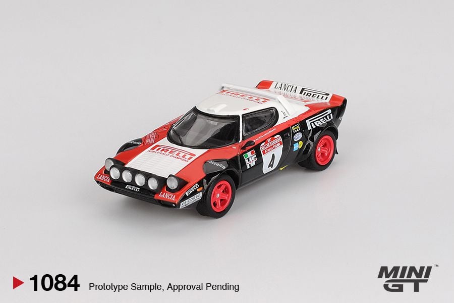Mini GT Lancia Stratos HF #4 1978 Rally Sanremo Winner MGT01084 1/64 Die Cast