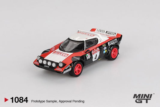 Mini GT Lancia Stratos HF #4 1978 Rally Sanremo Winner MGT01084 1/64 Die Cast