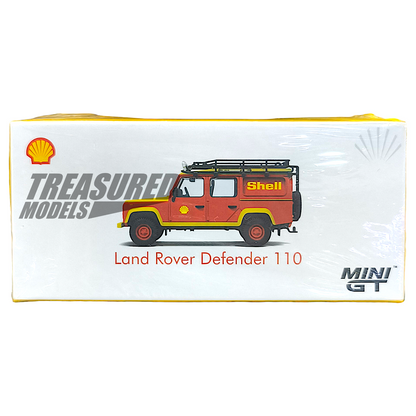 Mini GT Land Rover Defender 110 Shell Oil MGT00264 1/64 Diecast