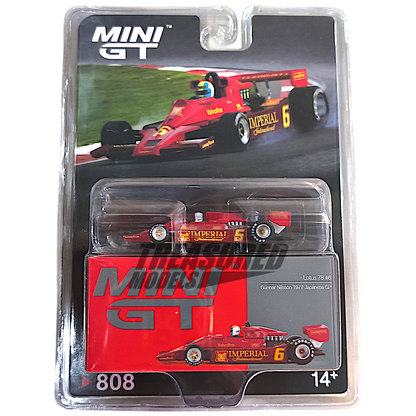 Mini GT Lotus 78 #6 Gunnar Nilsson 1977 Japanese GP Blister Packaging MGT00808 1/64 Diecast