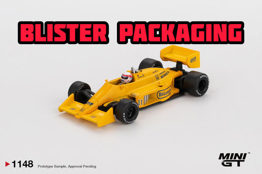 Mini GT Lotus 99T #11 Satoru Nakajima 1987 Monaco Grand Prix Blister Packaging MGT01148 1/64 Diecast