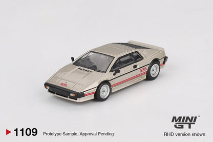 Mini GT Lotus Esprit Turbo Metallic Silver MGT01109 1/64 Diecast