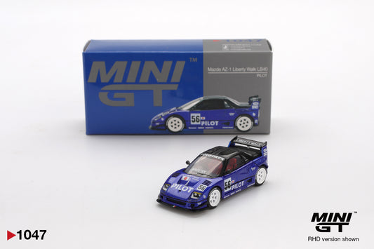Mini GT Mazda AZ-1 Liberty Walk LB40 PILOT MGT01047 1/64 Diecast