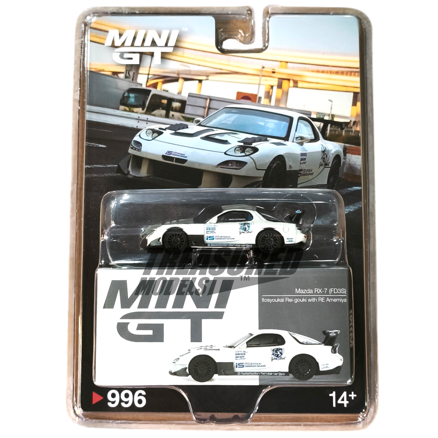 Mini GT Mazda RX-7 FD3S Itosyoukai Rei-gouki with RE Amemiya (Blister Packaging) 1/64 Die Cast